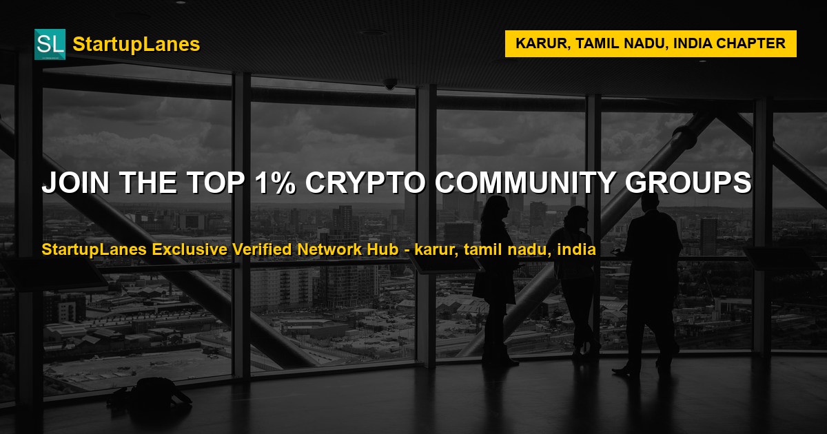 Crypto WhatsApp Groups in Karur