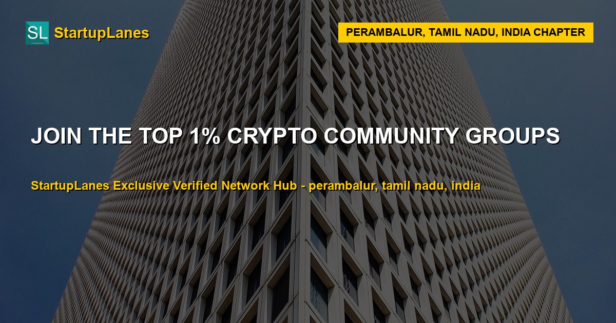 Crypto WhatsApp Groups in Perambalur