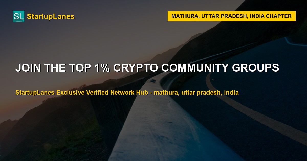 Crypto WhatsApp Groups in Mathura