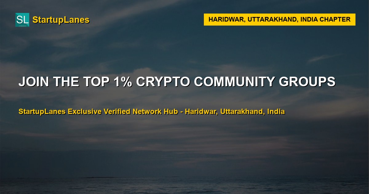 Crypto WhatsApp Groups in Haridwar
