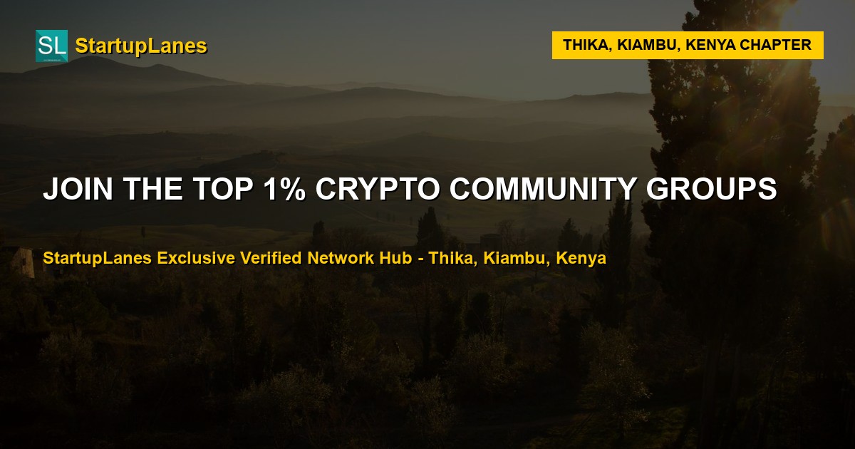 Crypto WhatsApp Groups in Thika