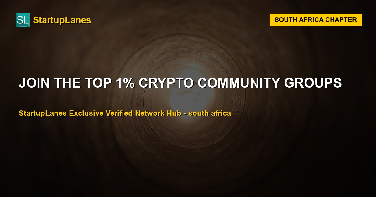 Crypto WhatsApp Groups in South Africa