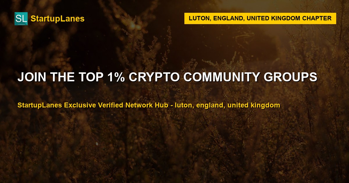 Crypto WhatsApp Groups in Luton