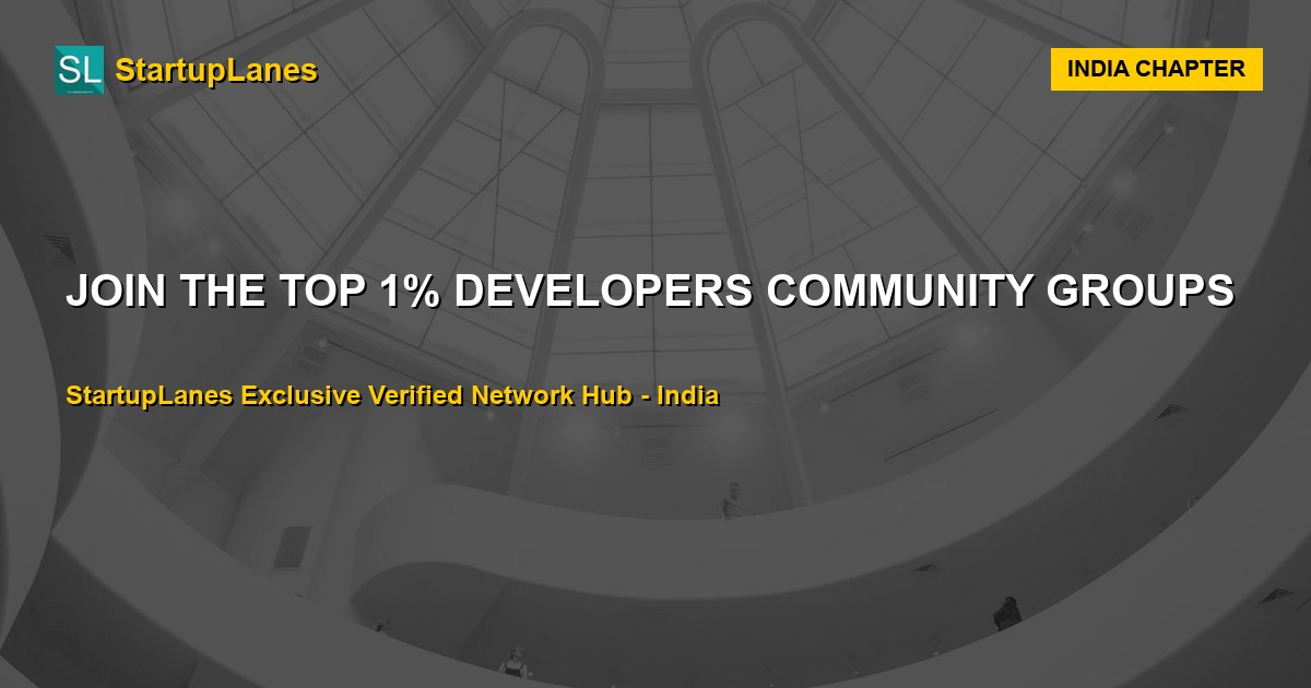 Developers WhatsApp Groups in India
