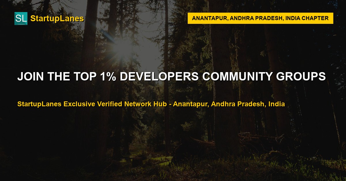 Developers WhatsApp Groups in Anantapur