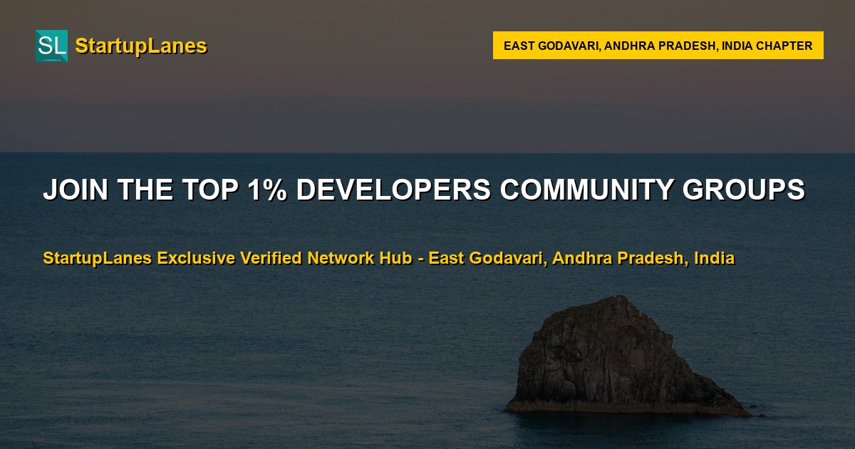 Developers WhatsApp Groups in East Godavari