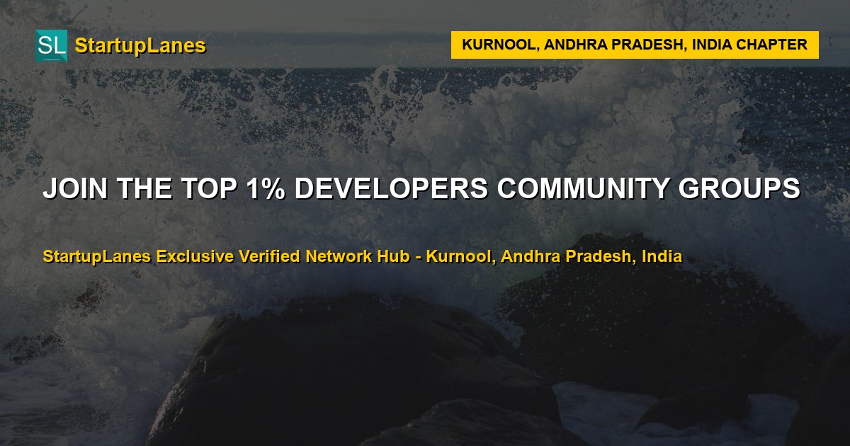 Developers WhatsApp Groups in Kurnool