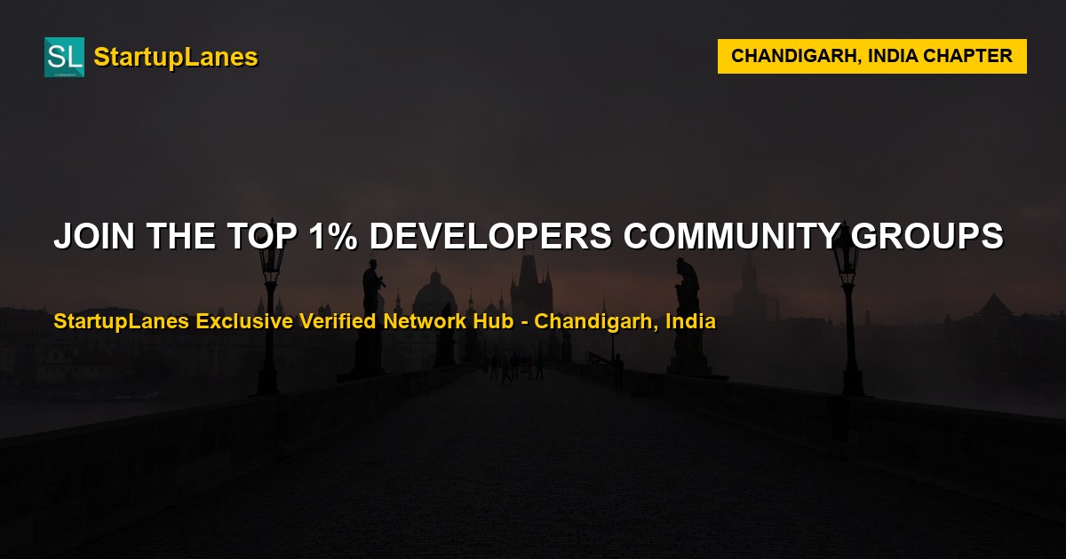 Developers WhatsApp Groups in Chandigarh