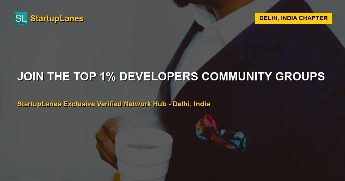 Developers WhatsApp Groups in Delhi