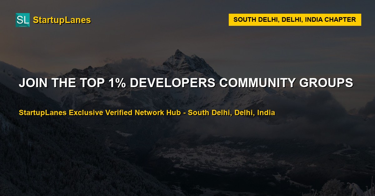 Developers WhatsApp Groups in South Delhi