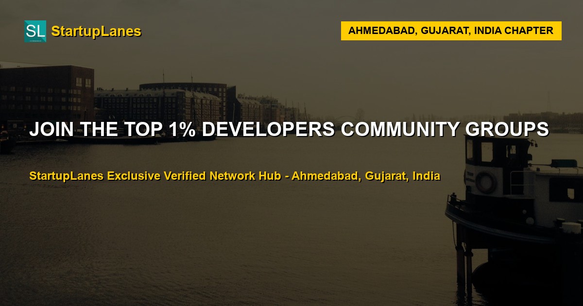 Developers WhatsApp Groups in Ahmedabad