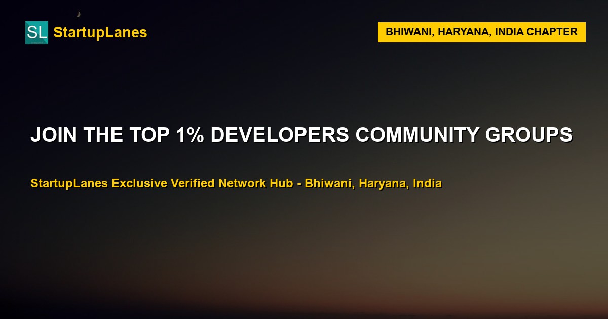 Developers WhatsApp Groups in Bhiwani