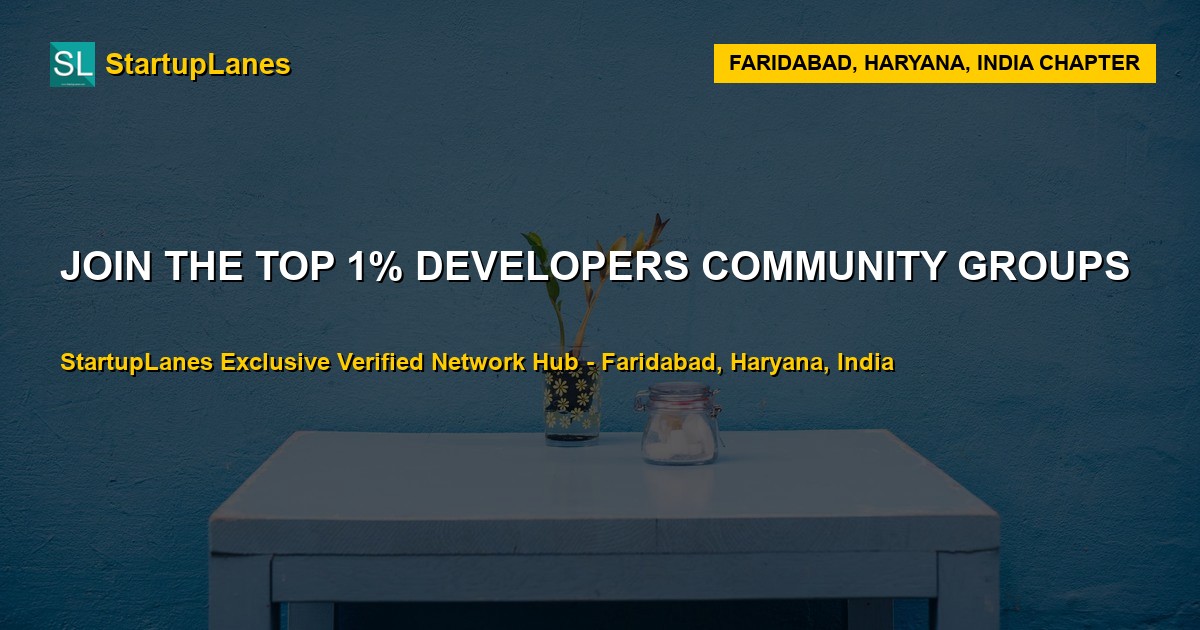 Developers WhatsApp Groups in Faridabad
