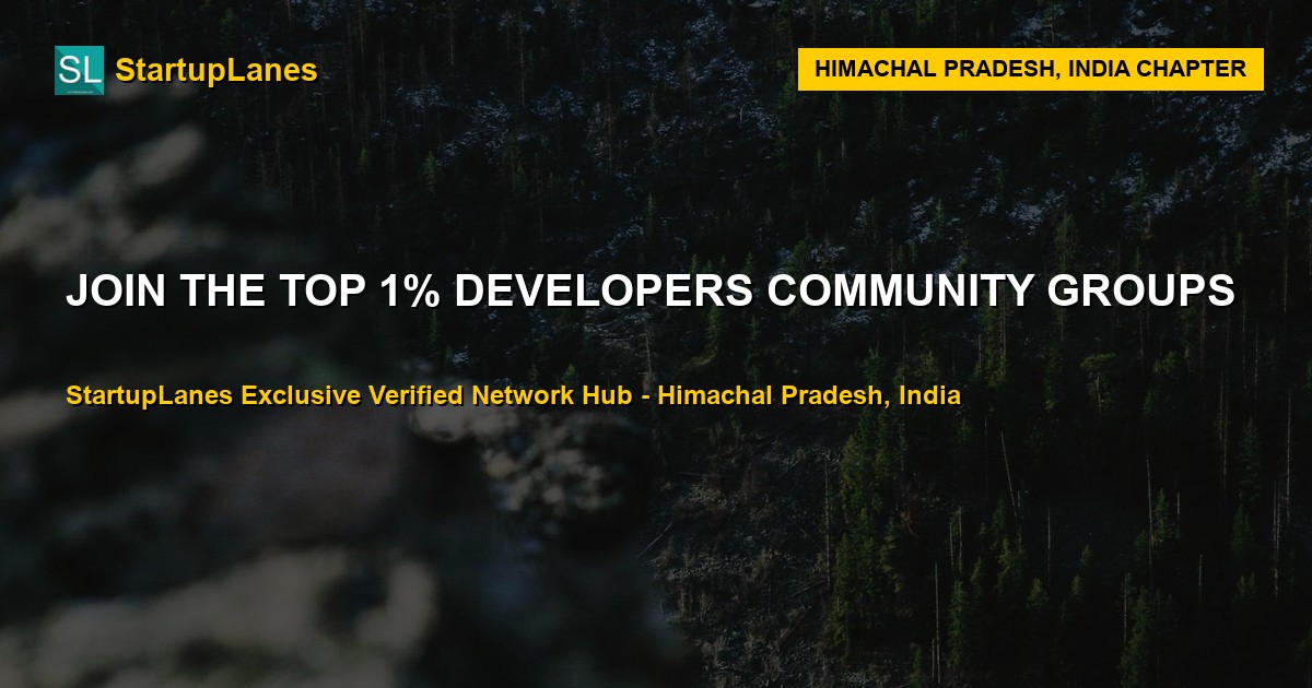 Developers WhatsApp Groups in Himachal Pradesh