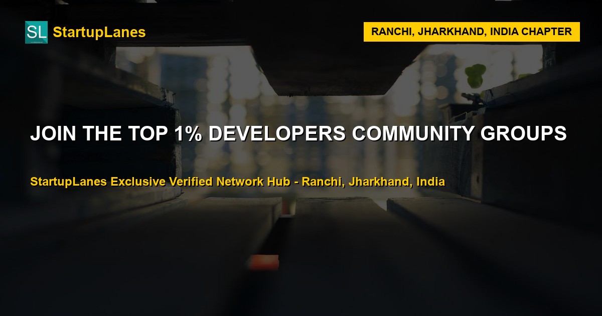 Developers WhatsApp Groups in Ranchi