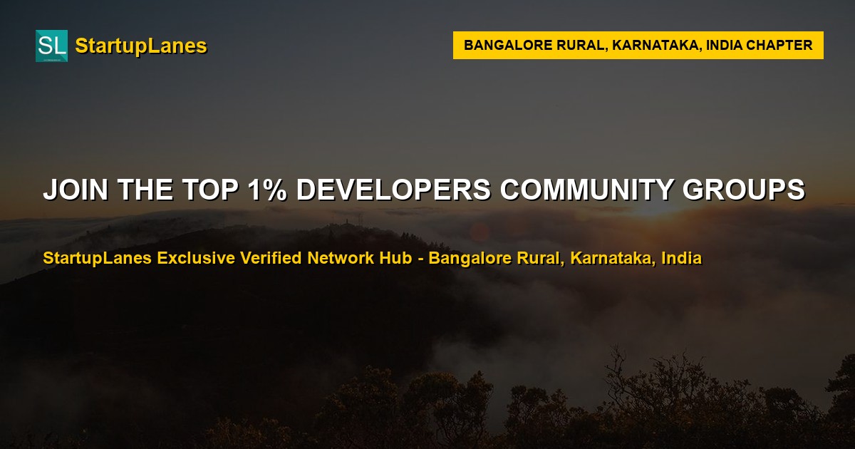 Developers WhatsApp Groups in Bangalore Rural