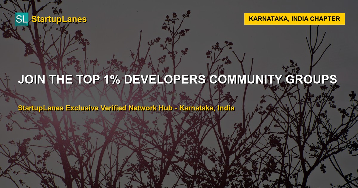 Developers WhatsApp Groups in Karnataka