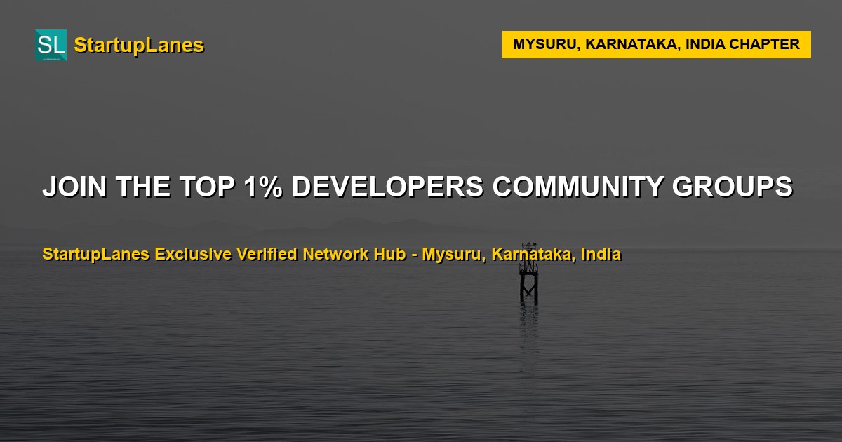 Developers WhatsApp Groups in Mysuru