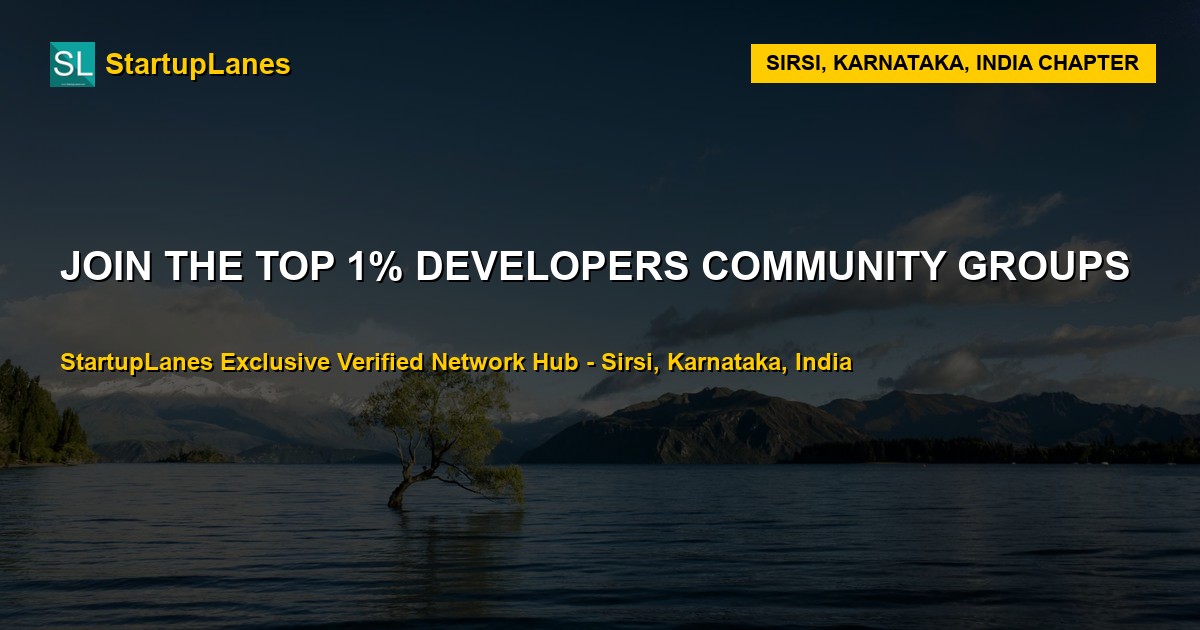 Developers WhatsApp Groups in Sirsi