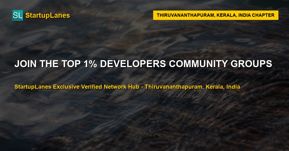 Developers WhatsApp Groups in Thiruvananthapuram