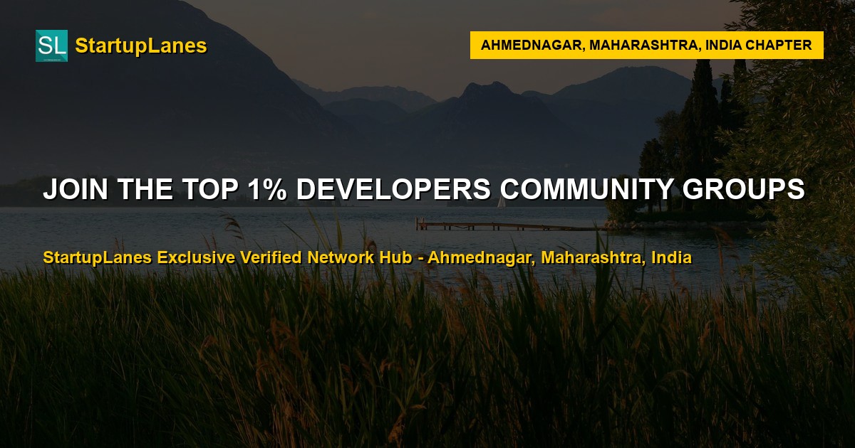 Developers WhatsApp Groups in Ahmednagar
