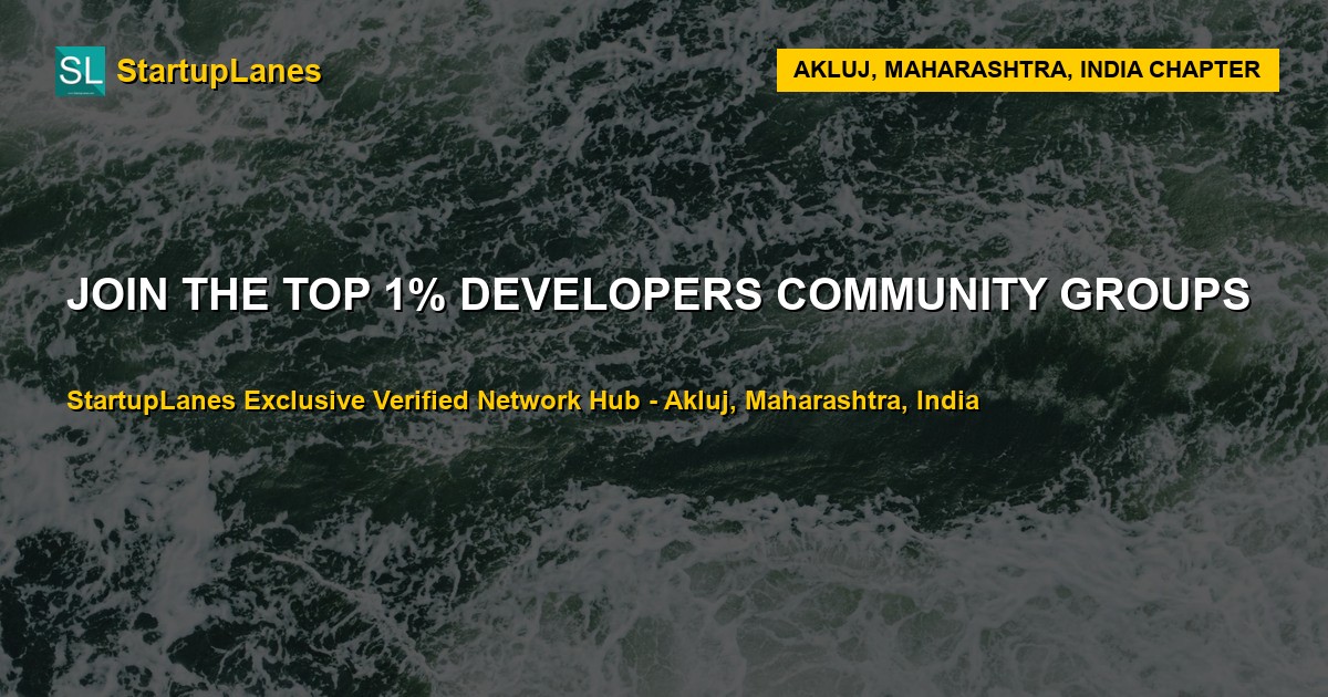 Developers WhatsApp Groups in Akluj