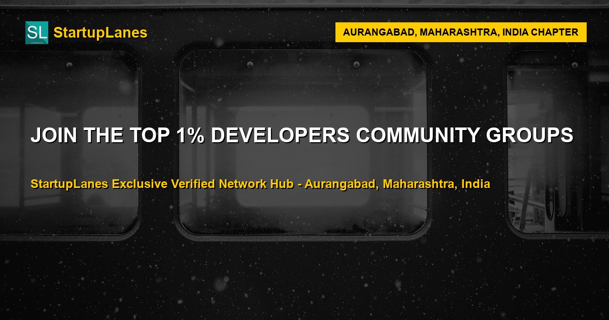 Developers WhatsApp Groups in Aurangabad