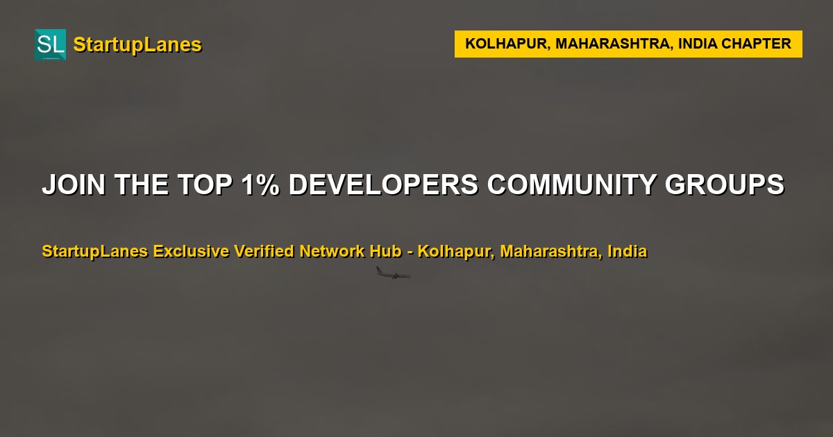 Developers WhatsApp Groups in Kolhapur