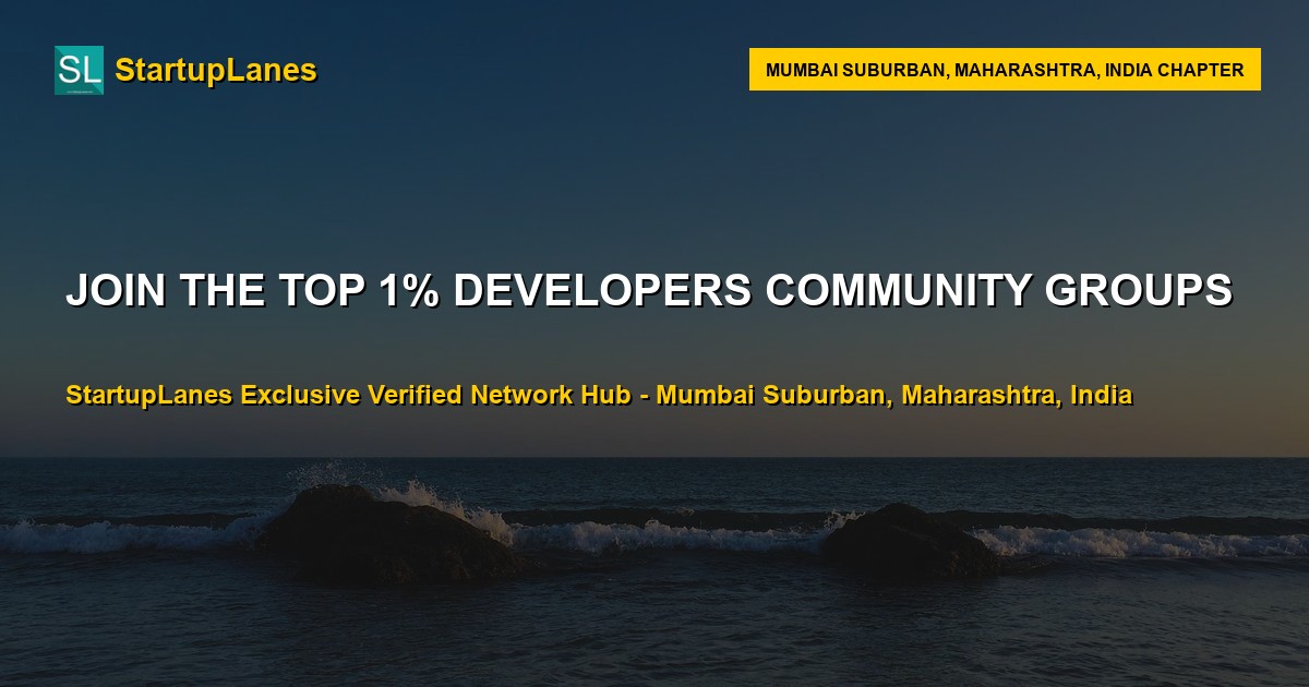 Developers WhatsApp Groups in Mumbai Suburban