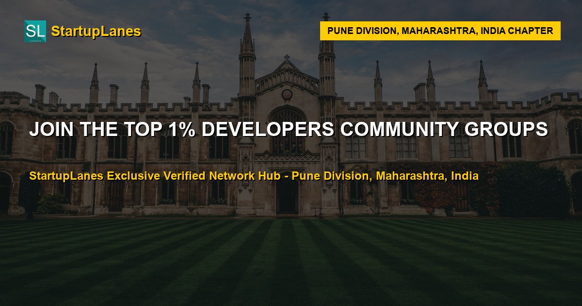 Developers WhatsApp Groups in Pune Division