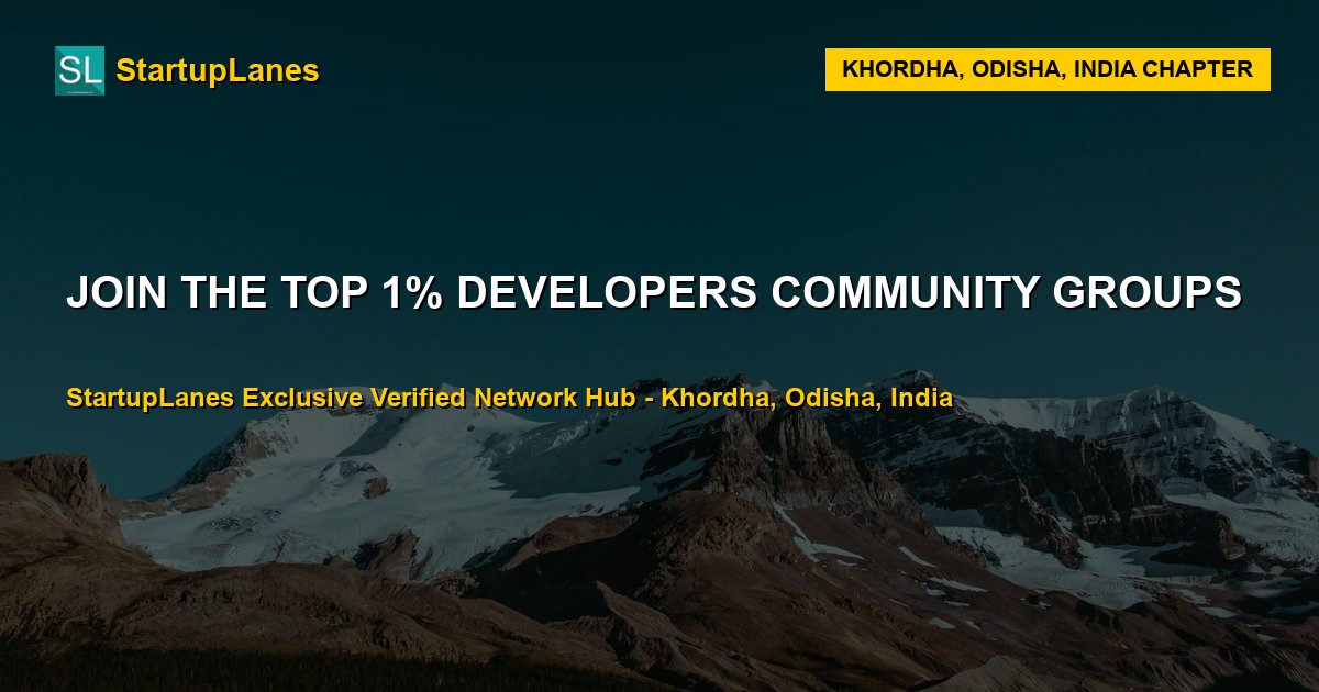 Developers WhatsApp Groups in Khordha