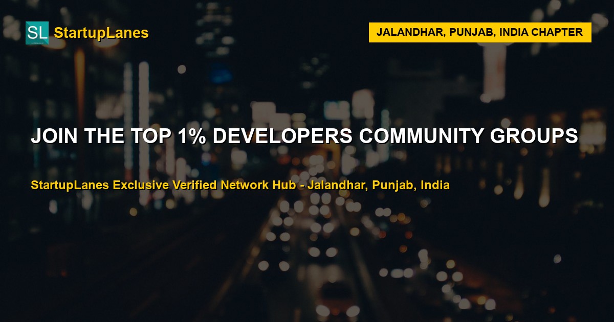 Developers WhatsApp Groups in Jalandhar