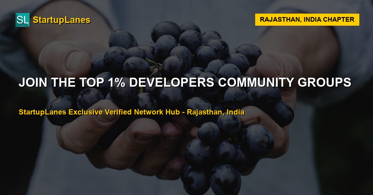 Developers WhatsApp Groups in Rajasthan
