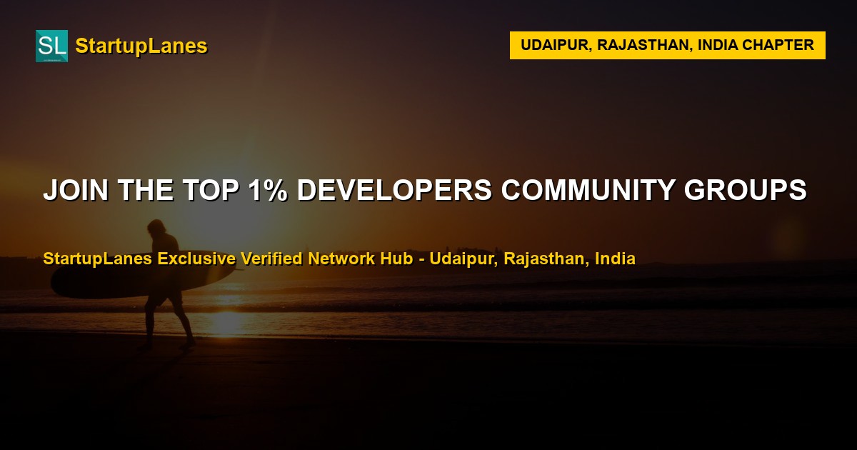 Developers WhatsApp Groups in Udaipur