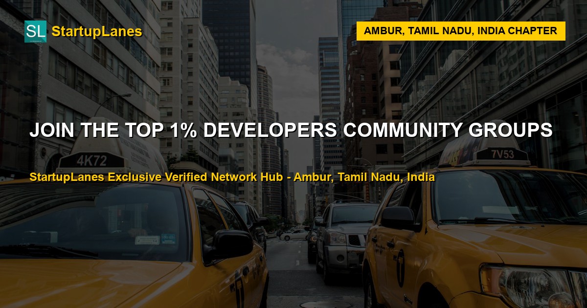 Developers WhatsApp Groups in Ambur