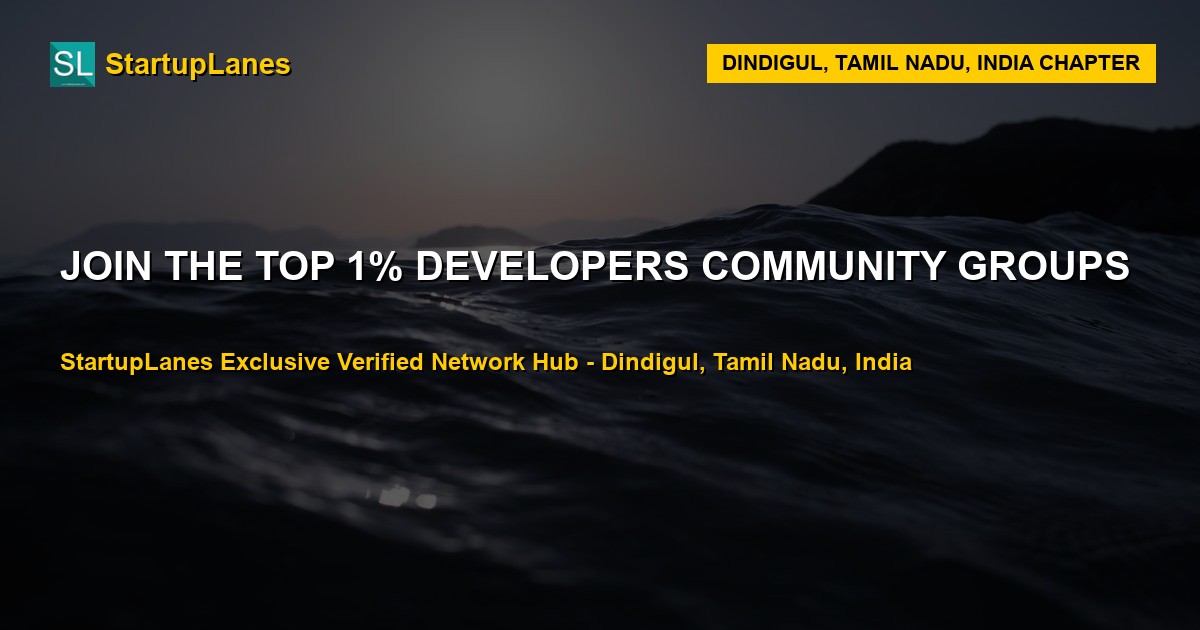Developers WhatsApp Groups in Dindigul