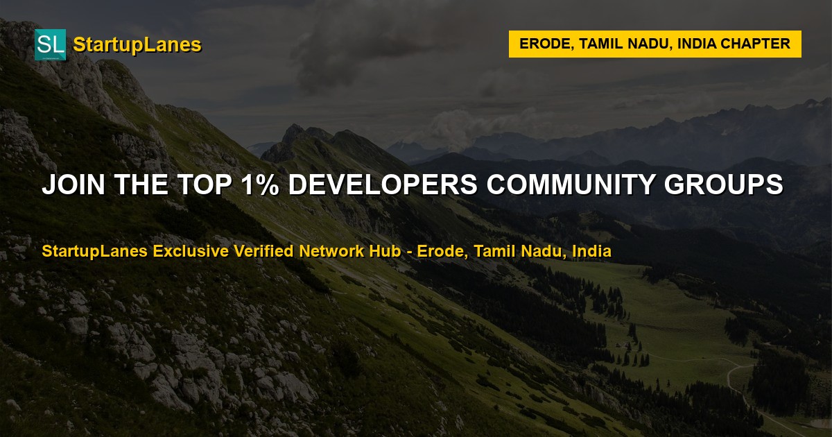 Developers WhatsApp Groups in Erode