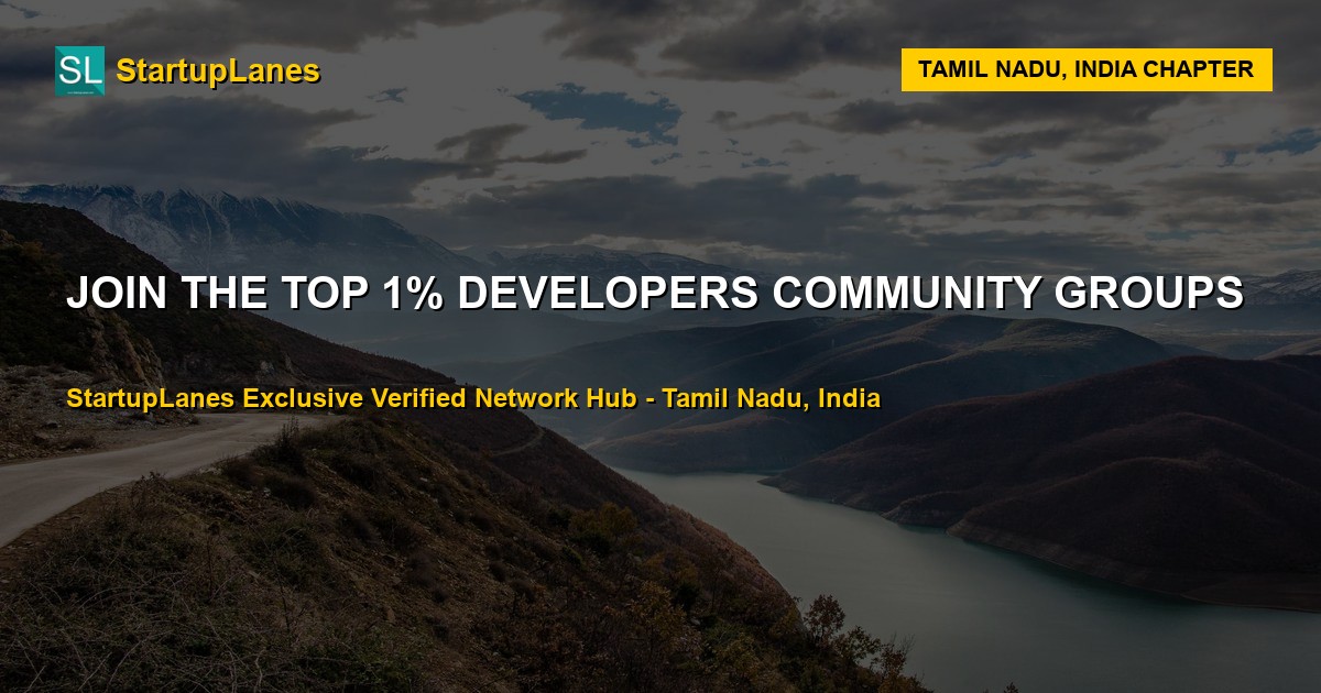 Developers WhatsApp Groups in Tamil Nadu