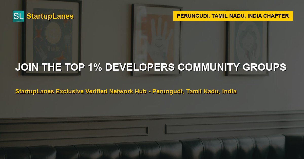 Developers WhatsApp Groups in Perungudi