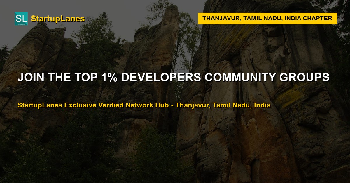 Developers WhatsApp Groups in Thanjavur