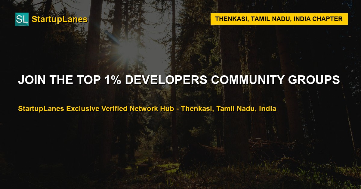 Developers WhatsApp Groups in Thenkasi
