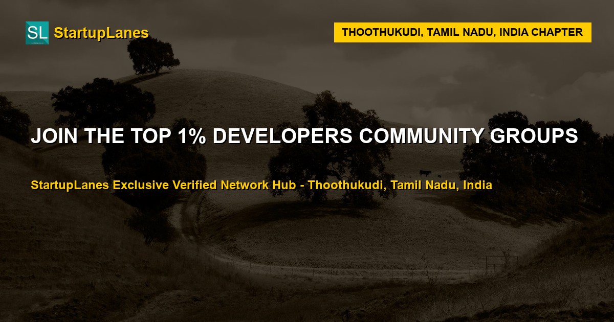 Developers WhatsApp Groups in Thoothukudi