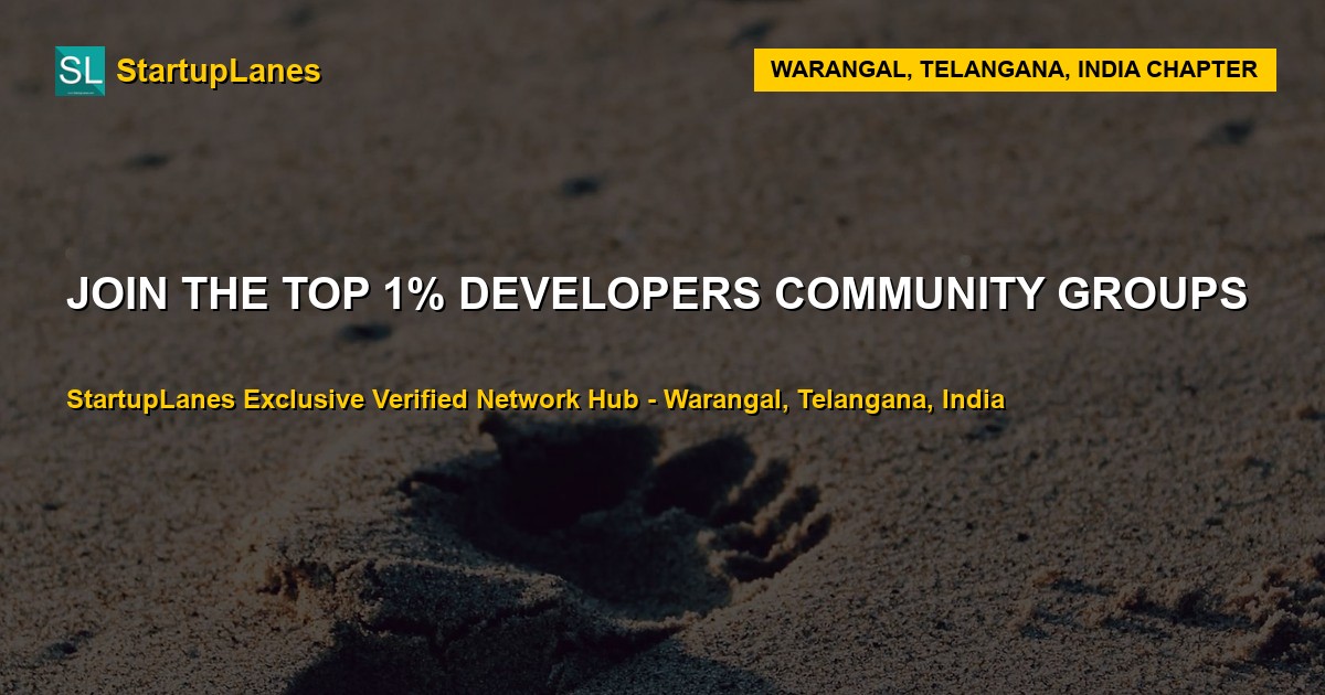Developers WhatsApp Groups in Warangal