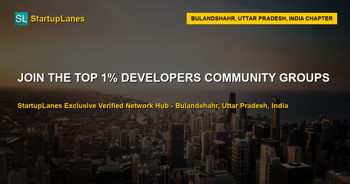 Developers WhatsApp Groups in Bulandshahr