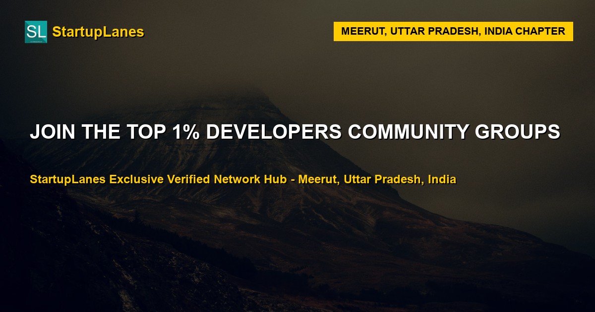 Developers WhatsApp Groups in Meerut