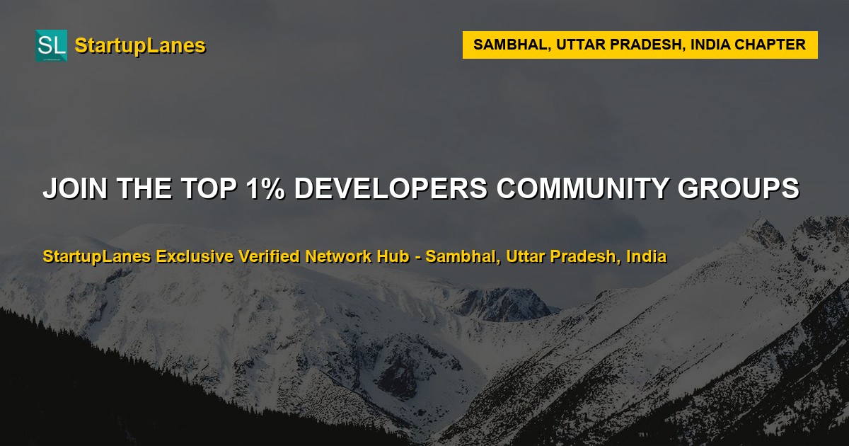 Developers WhatsApp Groups in Sambhal