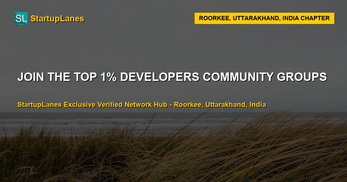 Developers WhatsApp Groups in Roorkee