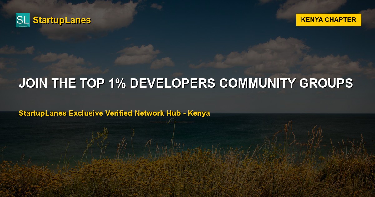 Developers WhatsApp Groups in Kenya