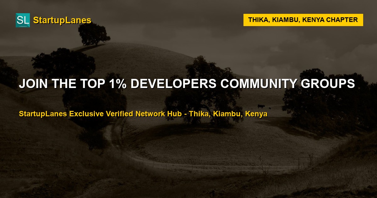 Developers WhatsApp Groups in Thika