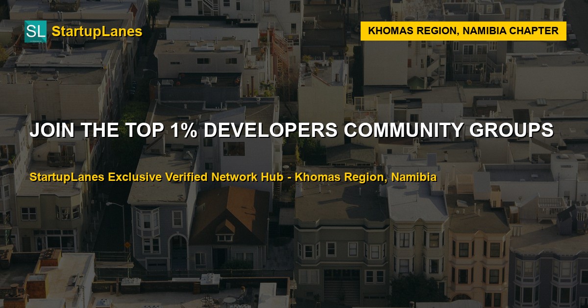 Developers WhatsApp Groups in Khomas Region